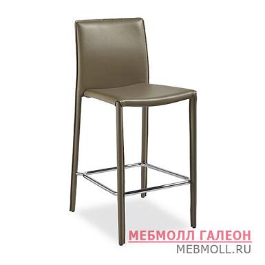 Полубарный стул мягкий из экокожи (арт 2140)