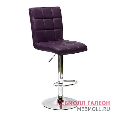 Барный стул с мягким сидением из экокожи (арт 5600)
