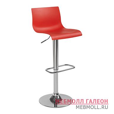 Барный высокий стул на металлокаркасе с ножками хром (арт 1027)