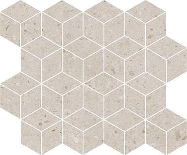 Керамическая плитка декор Риккарди мозаичный бежевый матовый