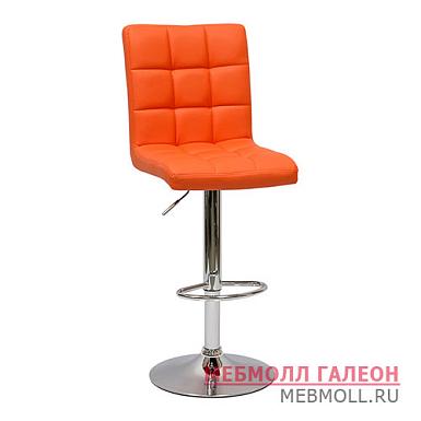 Барный стул на металлическом каркасе мягкий регулируемый (арт 5576)