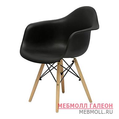 Стул-кресло с подлокотниками пластиковый eames style (арт 2337)