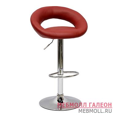 Барный стул хромированный мягкий крутящийся (арт 5544)