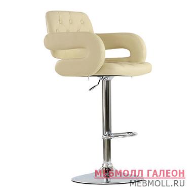 Барный стул с мягким сидением с подлокотниками (арт 5571)