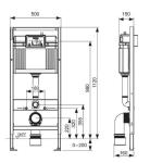 Инсталляция для подвесного унитаза TECEbase