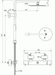 Душевая система IDEAL STANDARD CERATHERM T125 д, A7589								